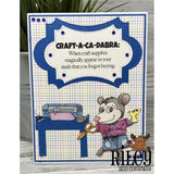 CRAFT-A-CADABRA Cling Stamp by Riley & Co