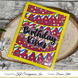 Birthday Kisses Shadow Sentiment Craft Die