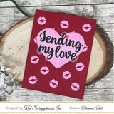 Sending My Love Shadow Sentiment Craft Die