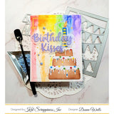 Birthday Kisses Shadow Sentiment Craft Die