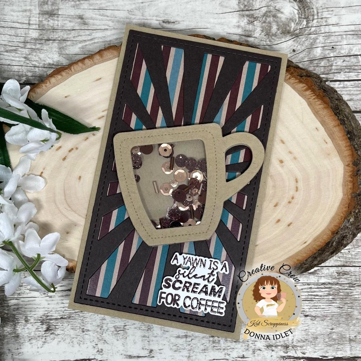 Cuppa Love Shaker Card Craft Dies