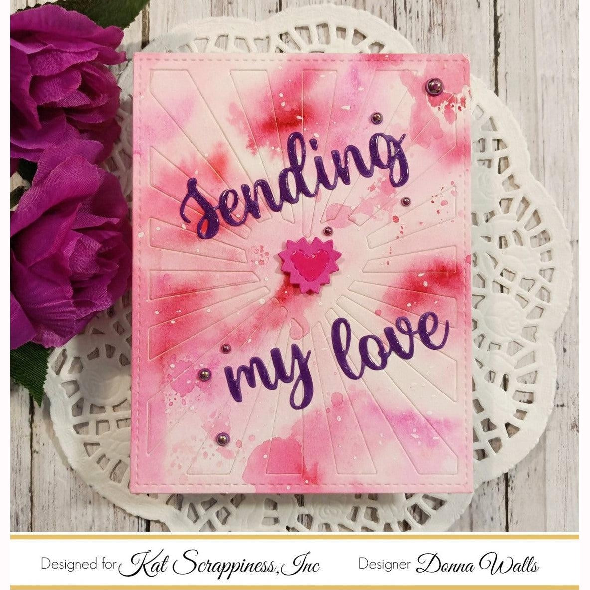 Sending My Love Shadow Sentiment Craft Die