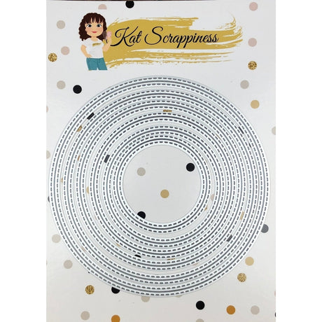 Double Stitched Circle Dies by Kat Scrappiness - Kat Scrappiness