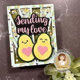 Stitched Sunray Background Craft Die