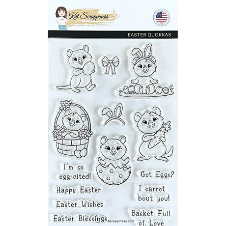 Easter Quokkas Stamp Set