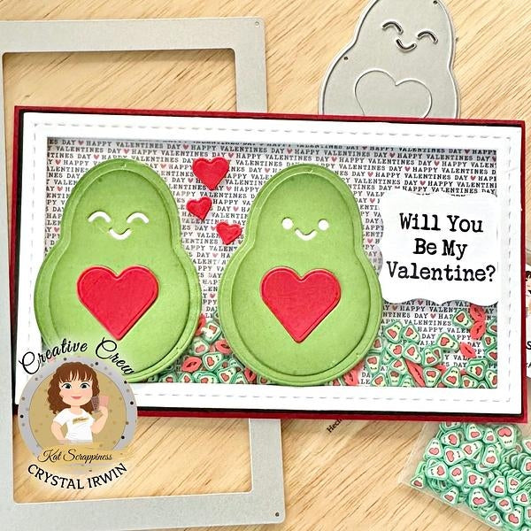 Be My Valentine 6x8 Stamp Set