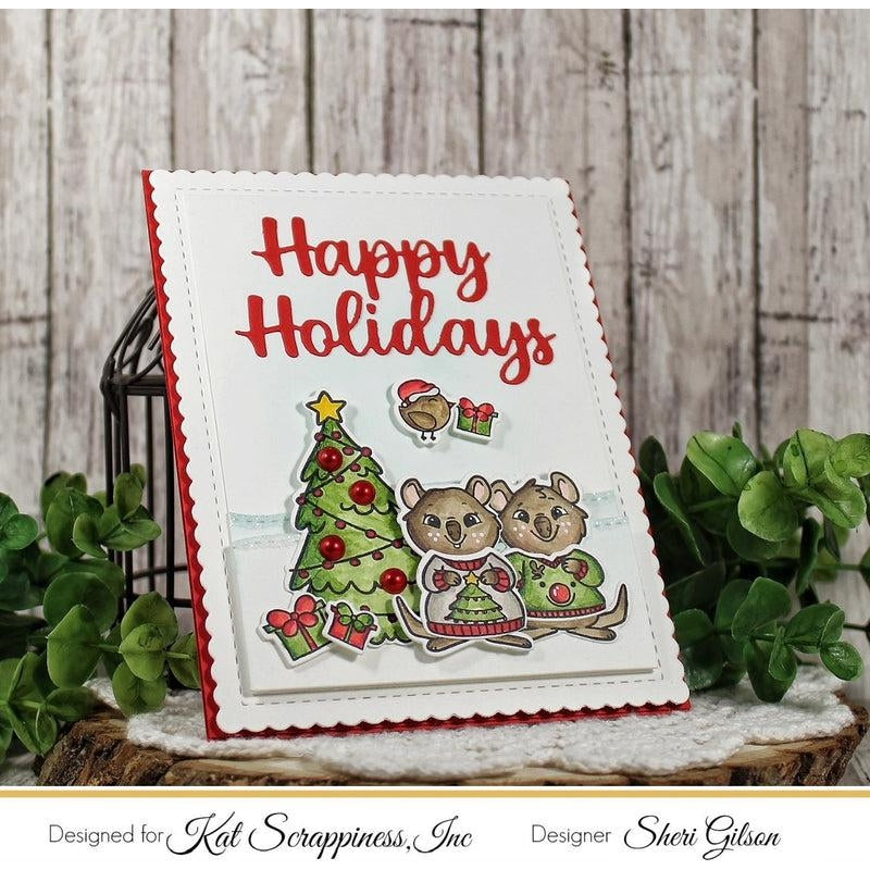 Quokka Christmas Costume Add On Stamp Set