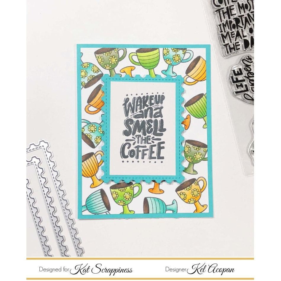 "Let's Get Caffeinated" Stamp Set