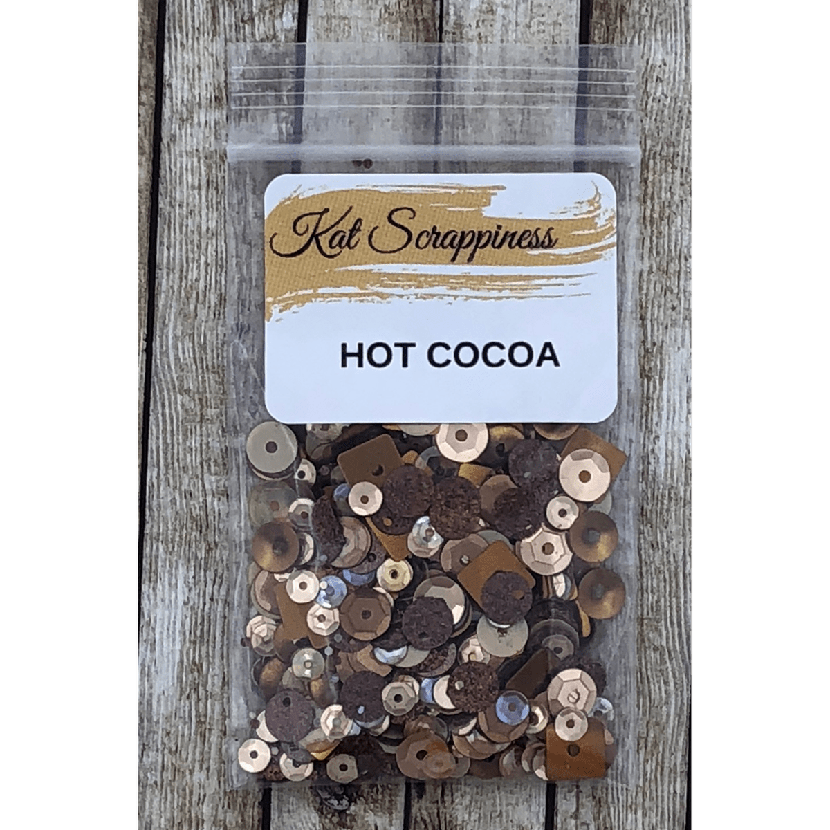 Hot Cocoa Sequin Mix - Kat Scrappiness