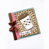 Coffee Time Background Die by Kat Scrappiness - Kat Scrappiness