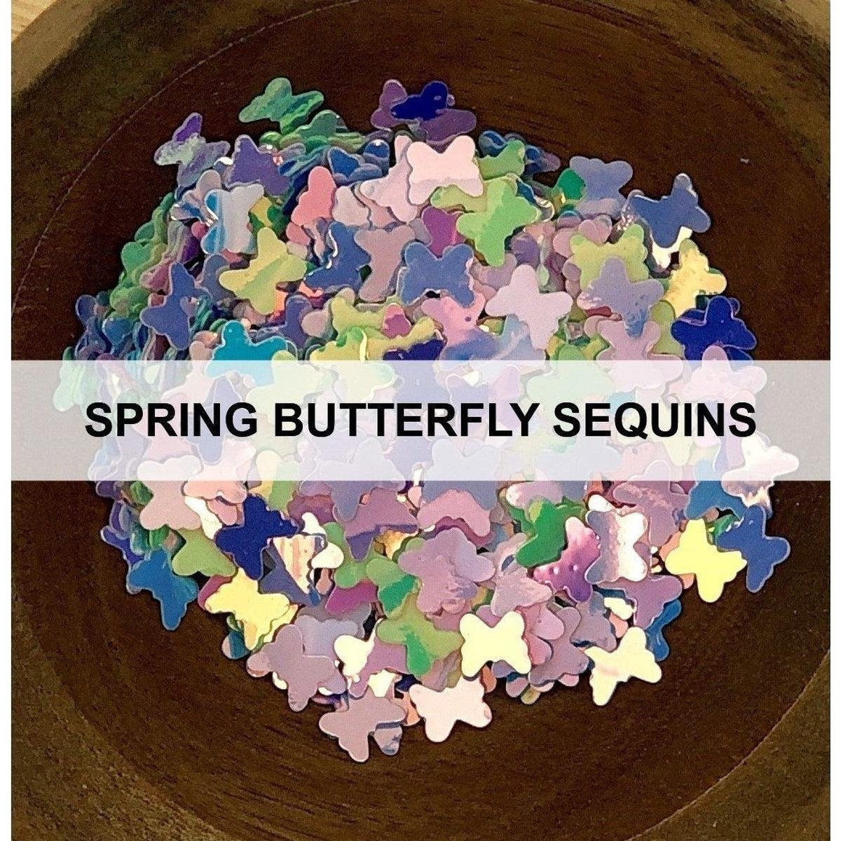 Spring Butterfly Confetti - Sequins - Kat Scrappiness