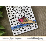 Coffee Time Background Die by Kat Scrappiness - Kat Scrappiness