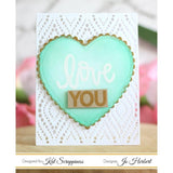 Stitched Scalloped Heart Craft Dies