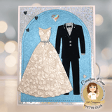 Bride & Groom Craft Dies