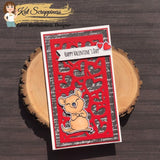 Valentine Quokka Stamp Set