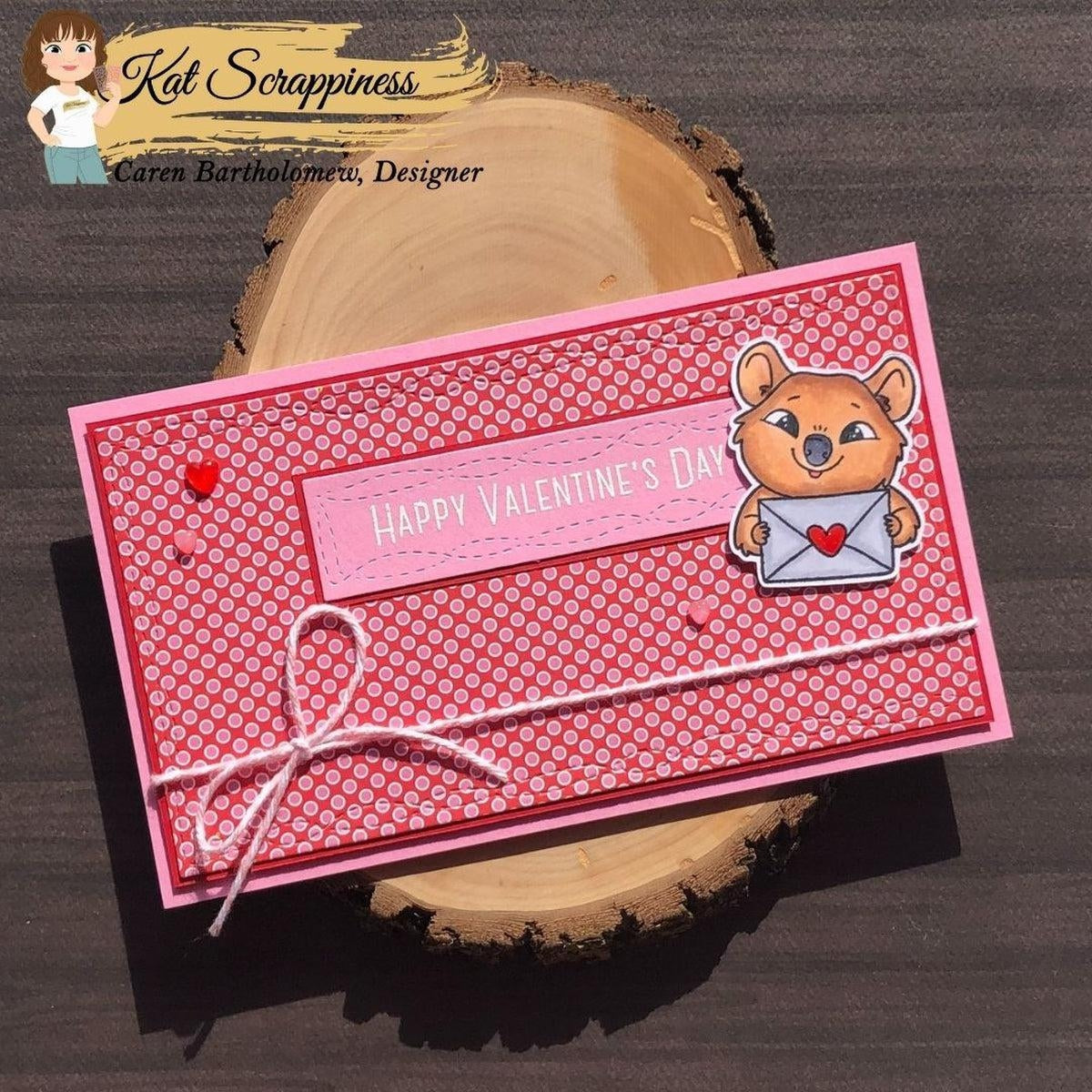 Valentine Quokka Stamp Set