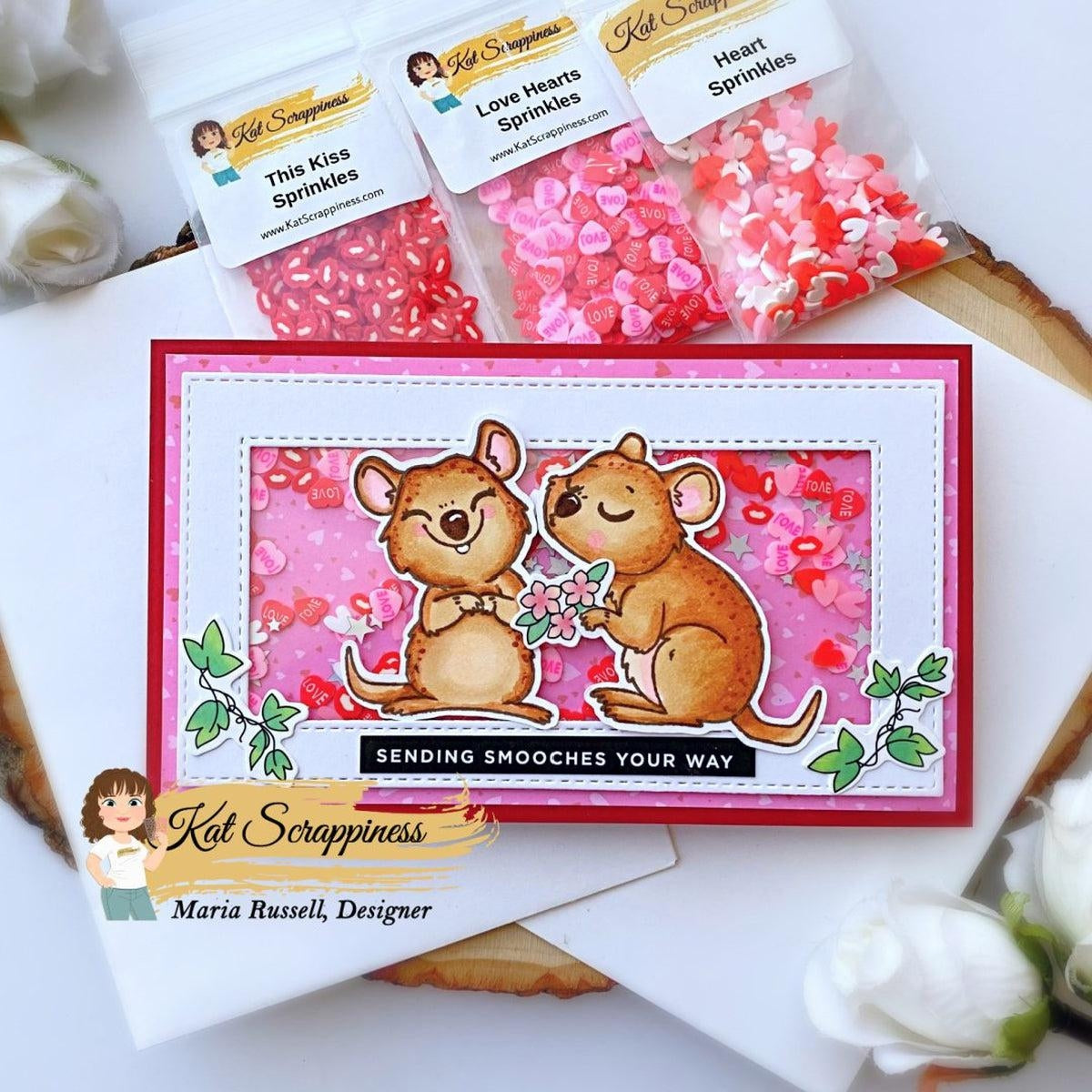 Valentine Quokka Stamp Set