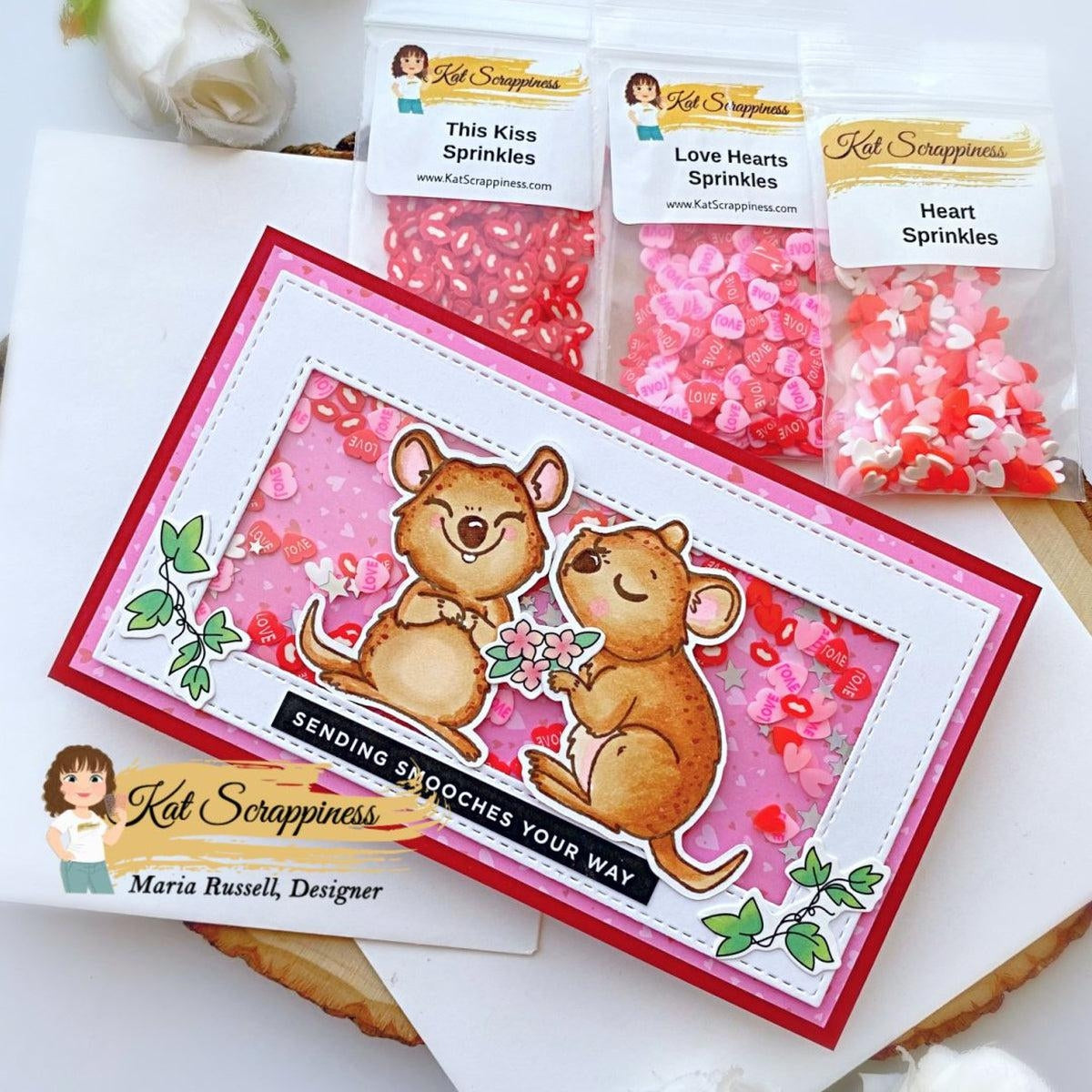 Valentine Quokka Stamp Set