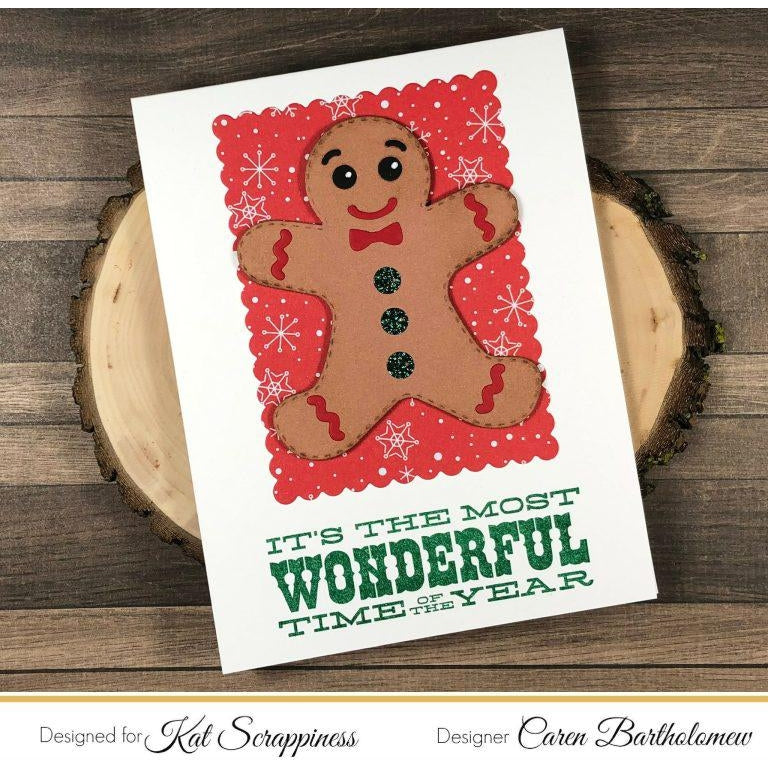 Design a Gingerbread Man Craft Die - Kat Scrappiness