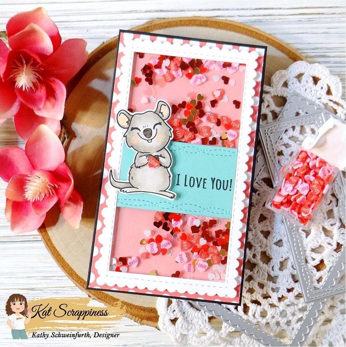 Valentine Quokka Stamp Set