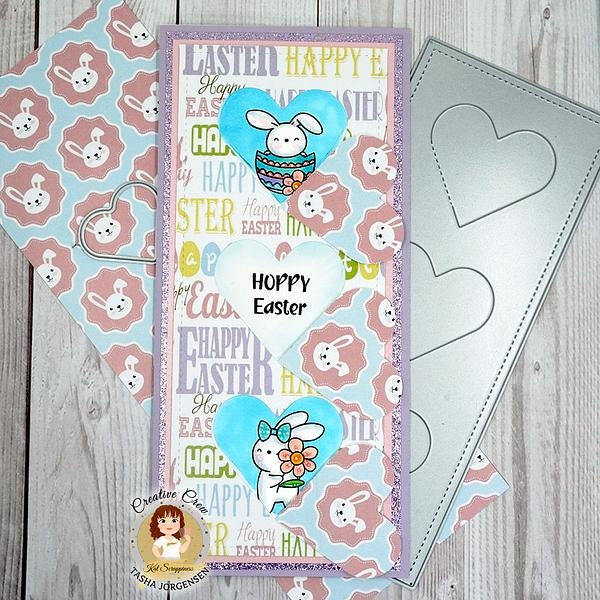 Hippity Hoppity Bunnies Clear Stamp