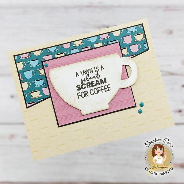 Cuppa Love Shaker Card Craft Dies