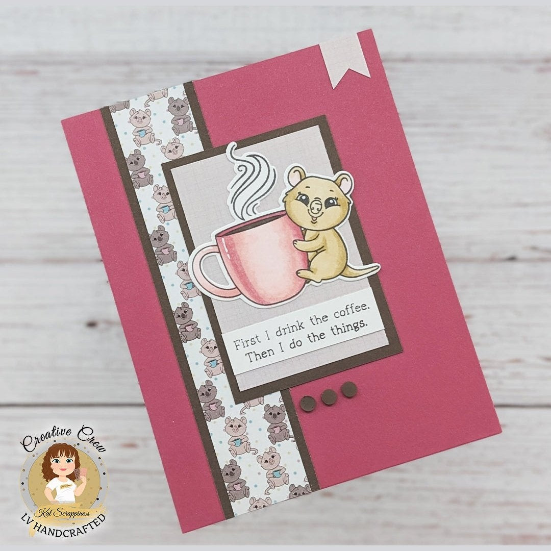 Coffee Quokka Stamp Set