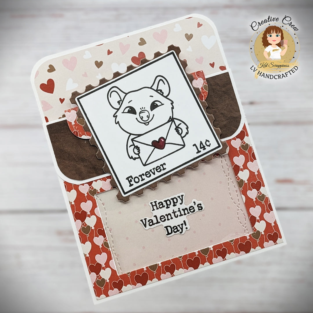 Be My Valentine 6x8 Stamp Set