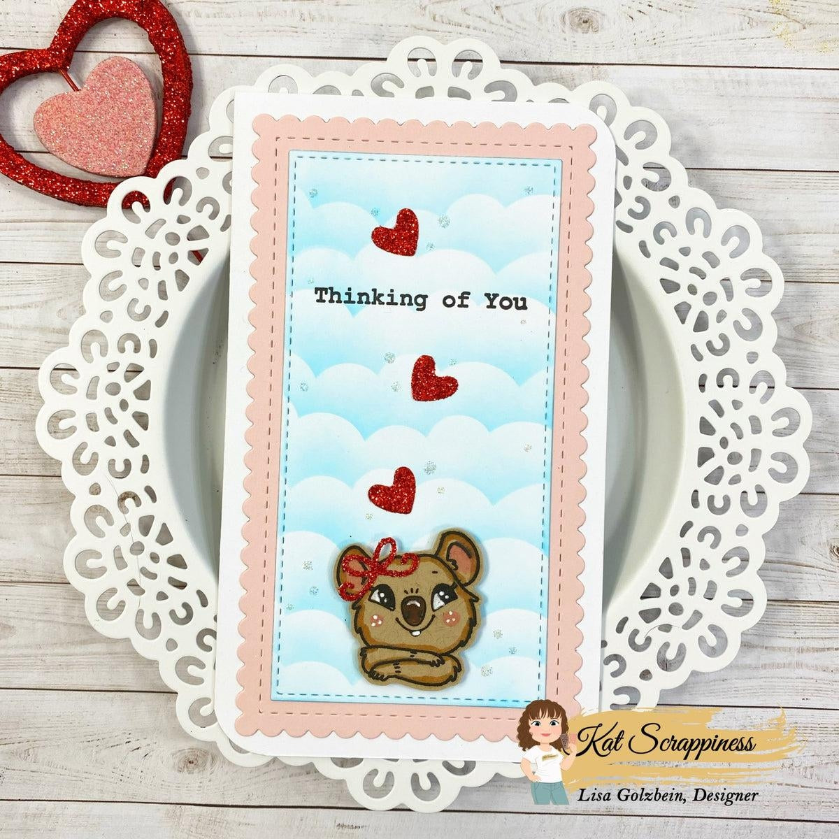 Valentine Quokka Stamp Set