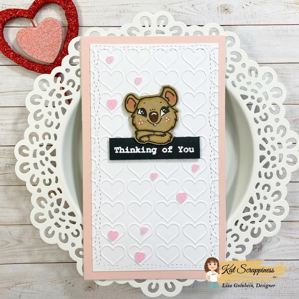 Valentine Quokka Stamp Set