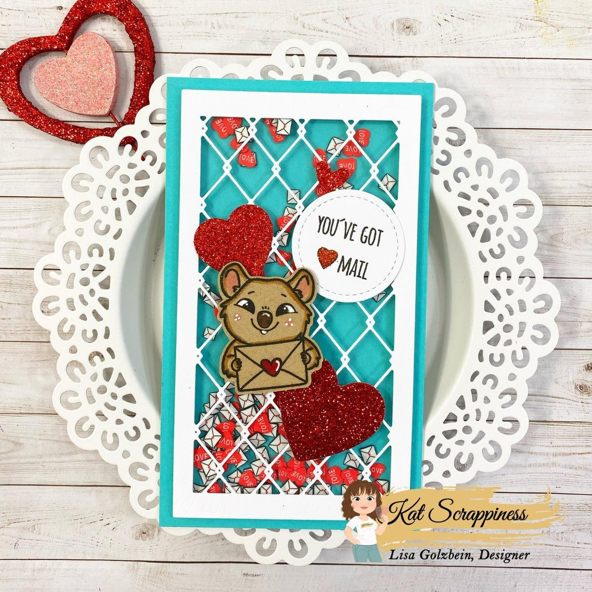 Valentine Quokka Stamp Set