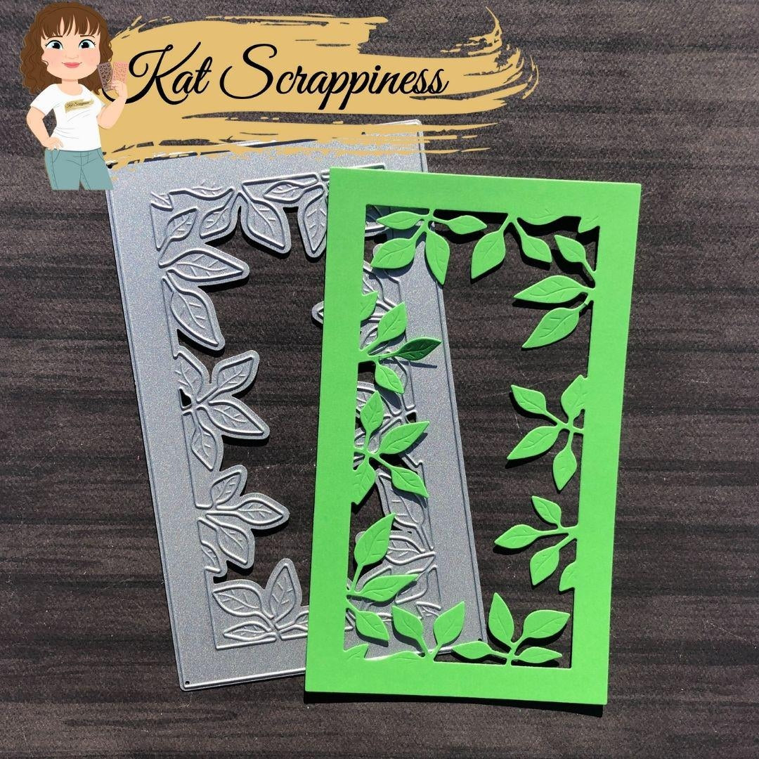 Mini Slimline Foliage Frame Craft Die