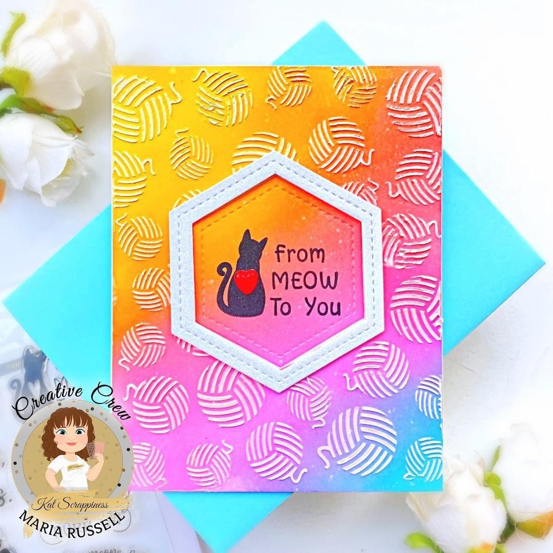 Pawsome Cats Sentiments Stamp Set