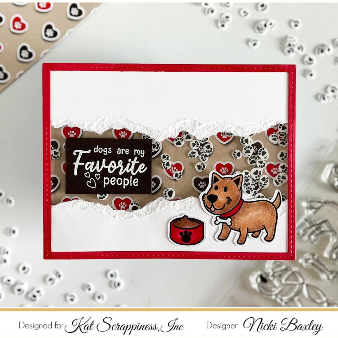 Pawsome Dogs Sentiments Stamp Set