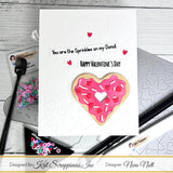 Stitched Hearts Background Craft Die