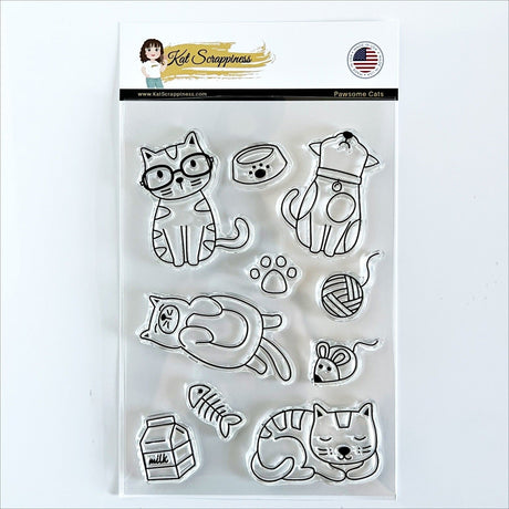 Pawsome Cats Stamp Set