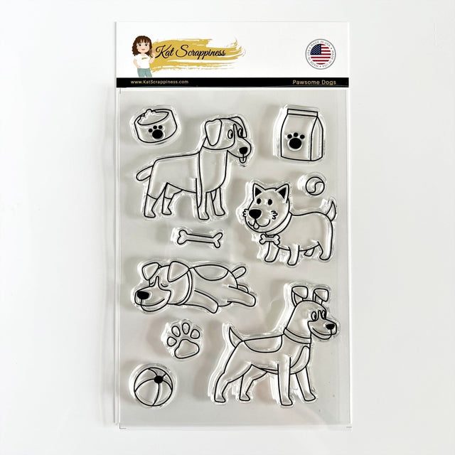 Pawsome Dogs Stamp Set