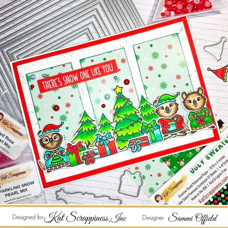 Ugly Sweater Slimline Paper PAD - CLEARANCE - RETIRING! - CLEARANCE!