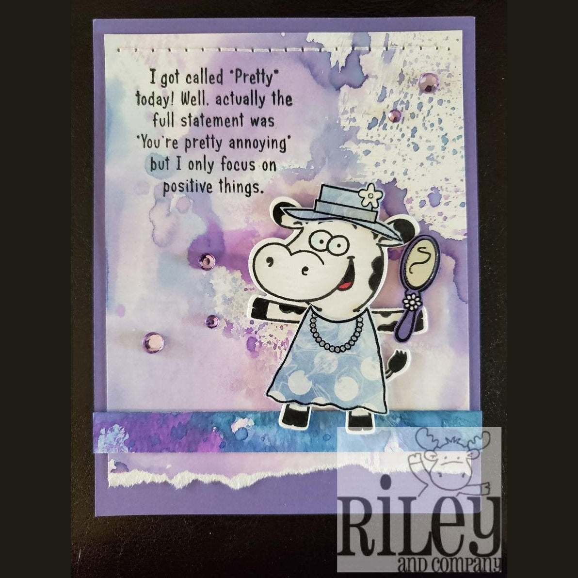 Pretty Annoying Cling Stamp by Riley & Co - Kat Scrappiness