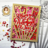 Stitched Sunray Background Craft Die