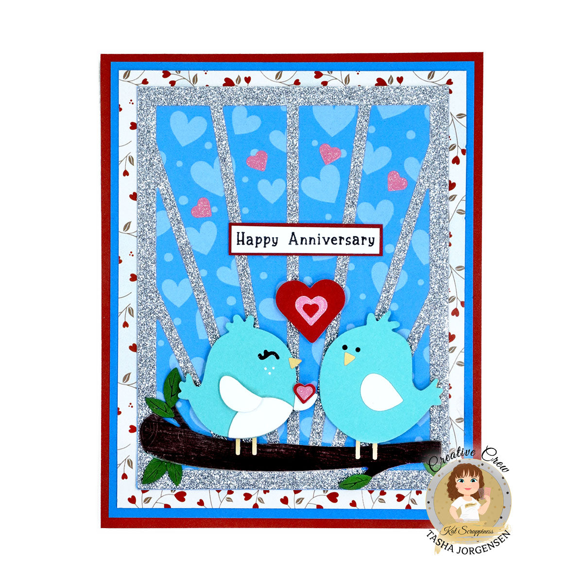 Teal Faux Glitter 6x6 Paper Pad - Kat Scrappiness