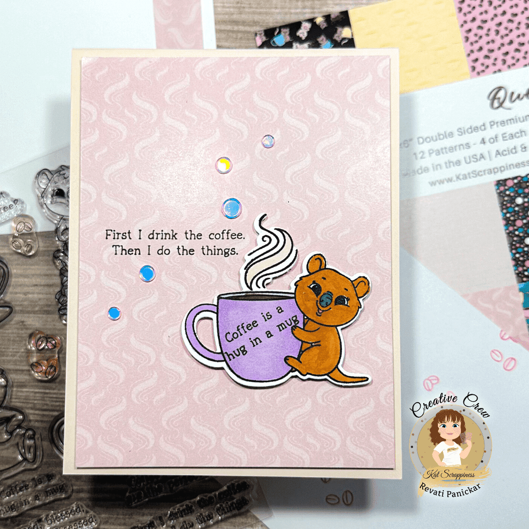 Coffee Quokka Stamp Set