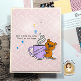 Coffee Quokka Stamp Set