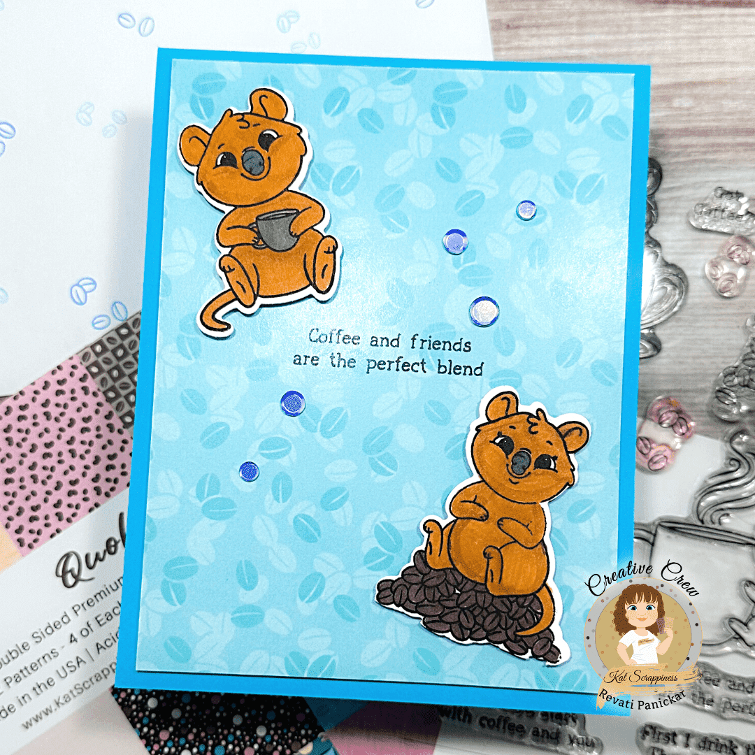 Coffee Quokka Stamp Set