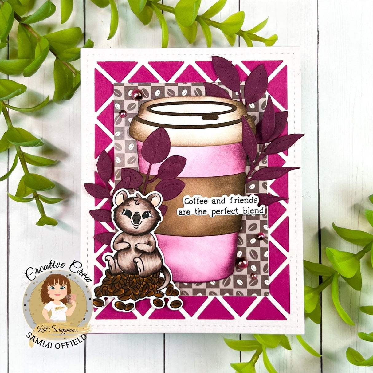 Coffee Quokka Stamp Set