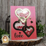 A2 Intertwined Hearts Craft Dies