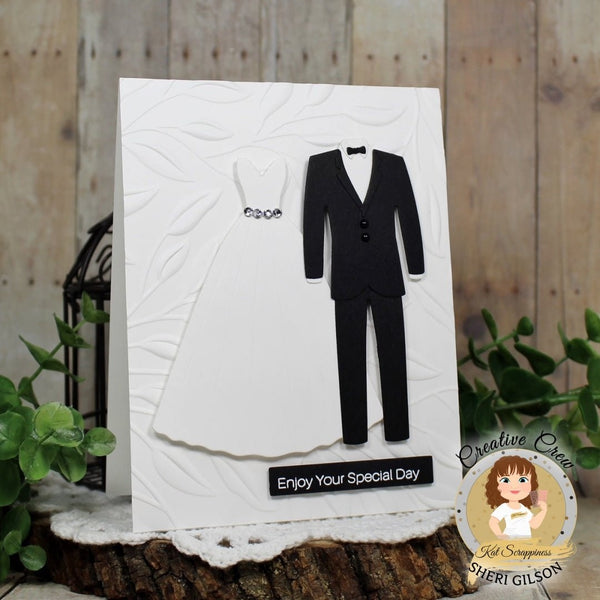 Bride & Groom Craft Dies - Kat Scrappiness