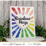 Rainbow Hugs Shadow Sentiment Craft Die