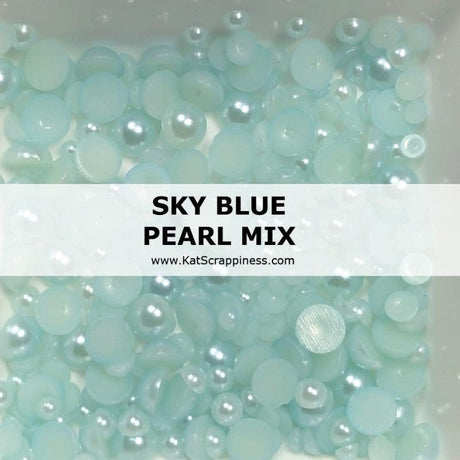 Sky Blue Pearl Mix