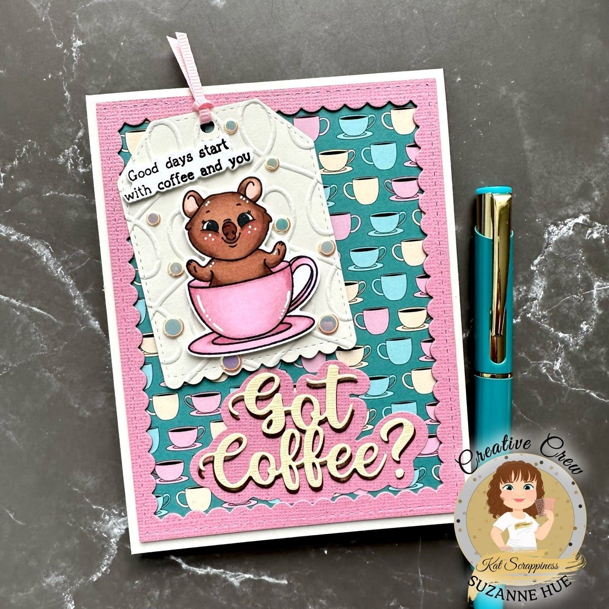 Coffee Quokka Stamp Set